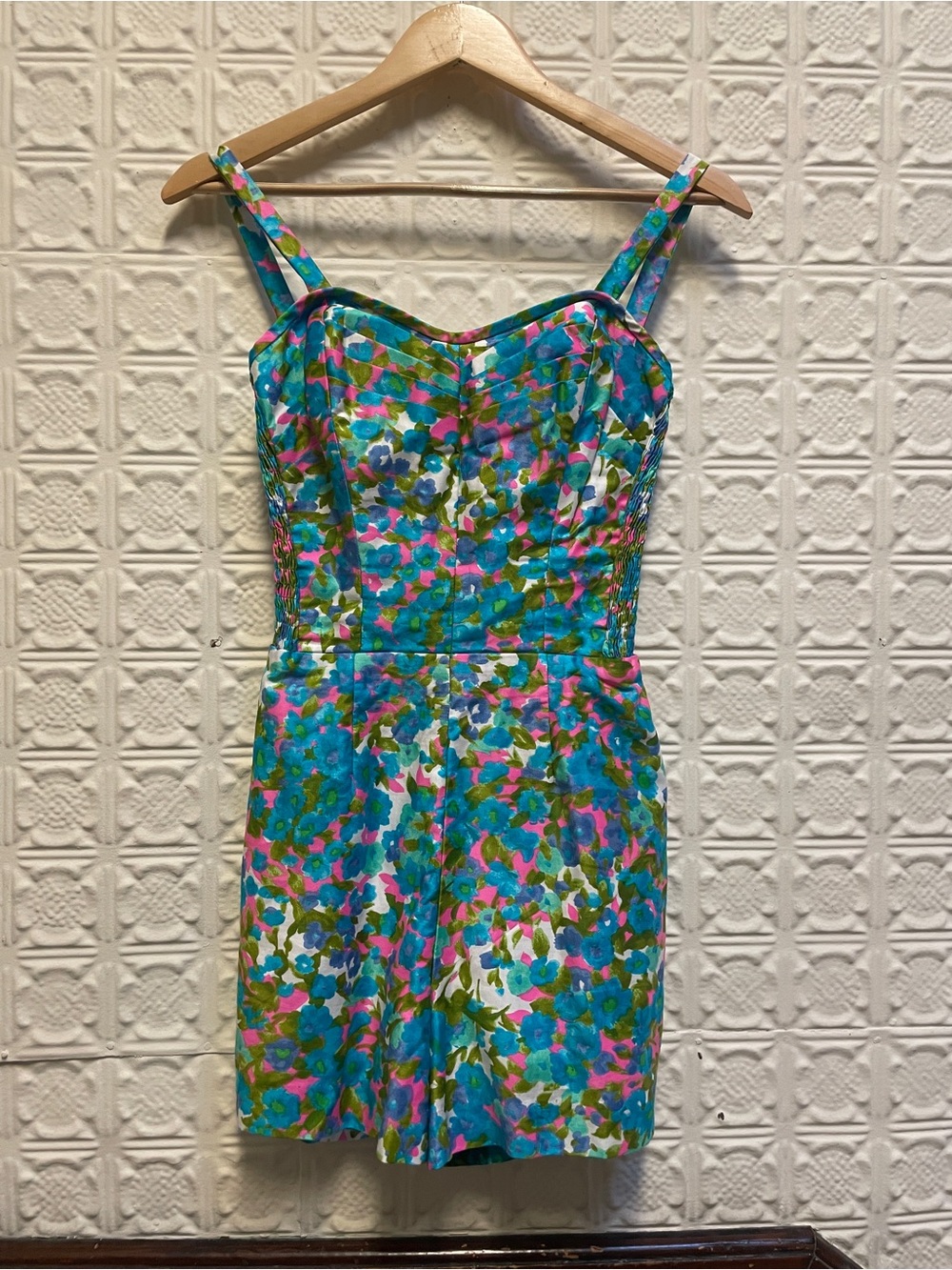 Vintage 1950s/60s Floral Print playsuit